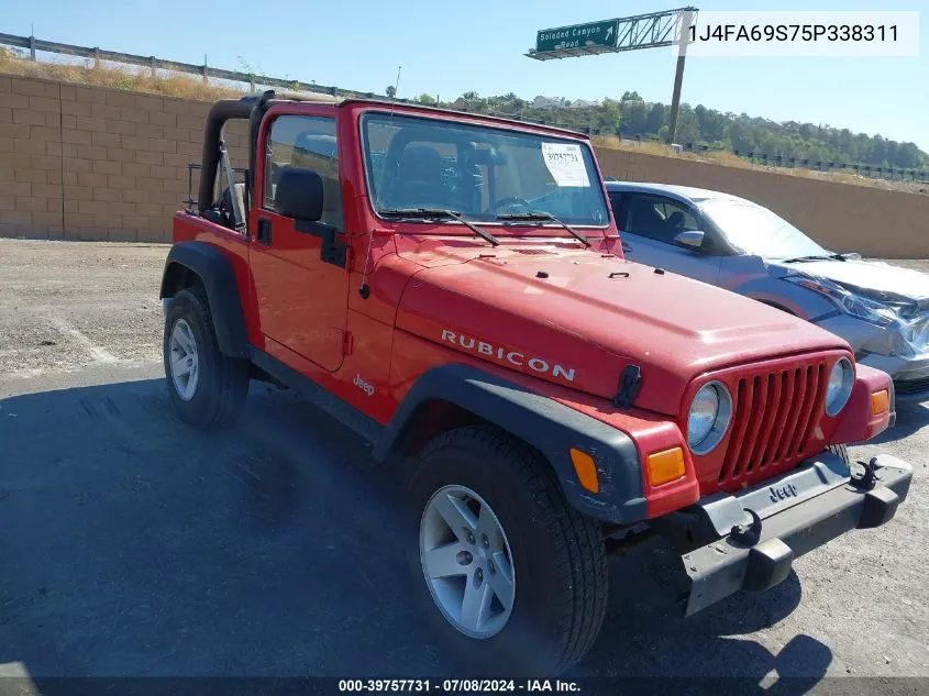 2005 Jeep Wrangler Rubicon VIN: 1J4FA69S75P338311 Lot: 39757731