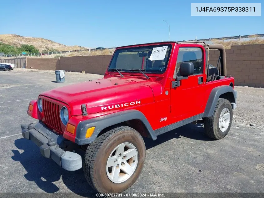 2005 Jeep Wrangler Rubicon VIN: 1J4FA69S75P338311 Lot: 39757731