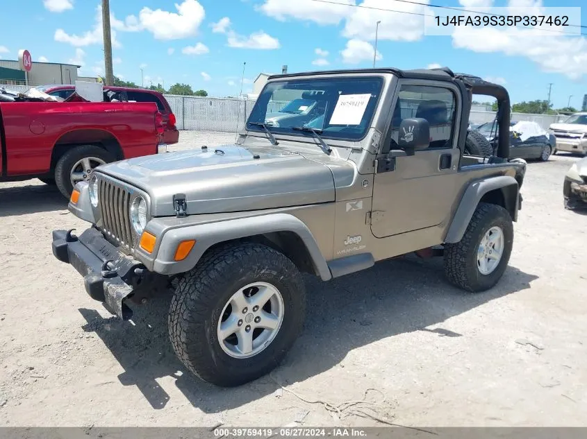 2005 Jeep Wrangler X VIN: 1J4FA39S35P337462 Lot: 39759419