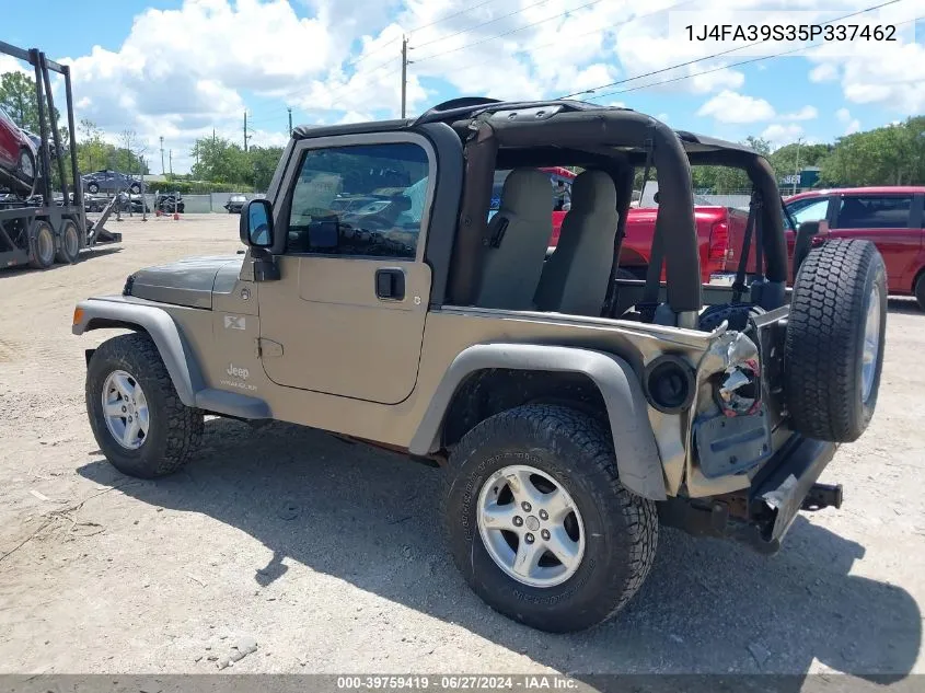 2005 Jeep Wrangler X VIN: 1J4FA39S35P337462 Lot: 39759419