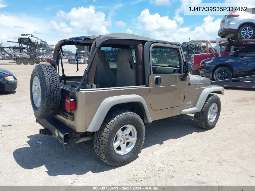 2005 Jeep Wrangler X VIN: 1J4FA39S35P337462 Lot: 39759419