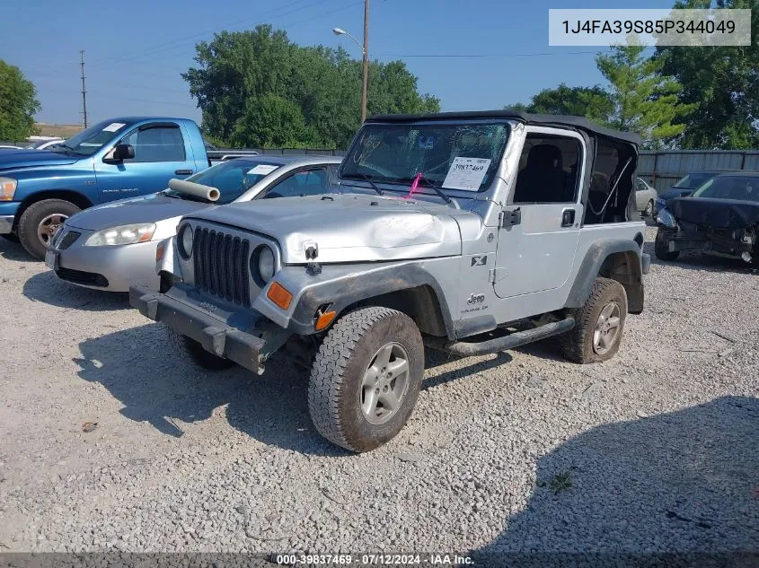 2005 Jeep Wrangler X VIN: 1J4FA39S85P344049 Lot: 39837469