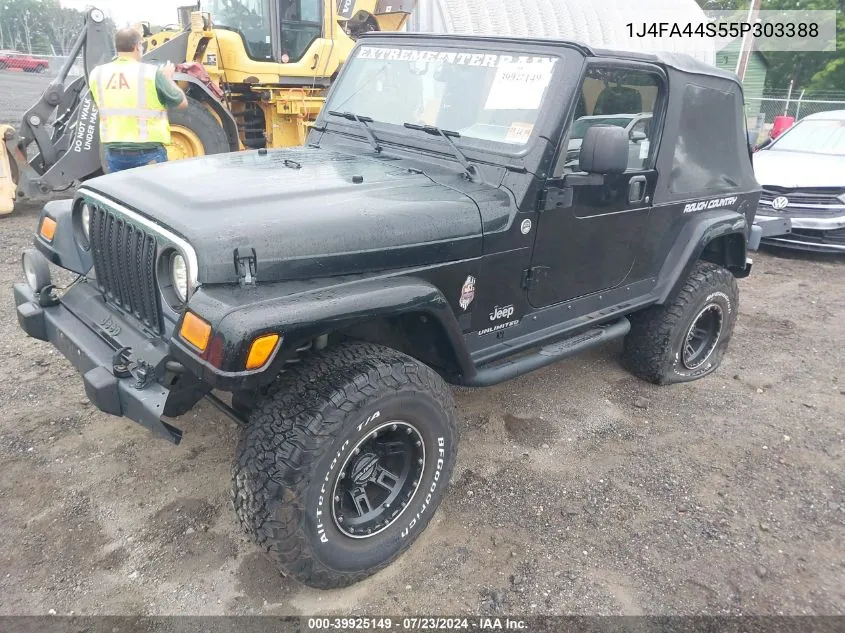 2005 Jeep Wrangler Unlimited VIN: 1J4FA44S55P303388 Lot: 39925149