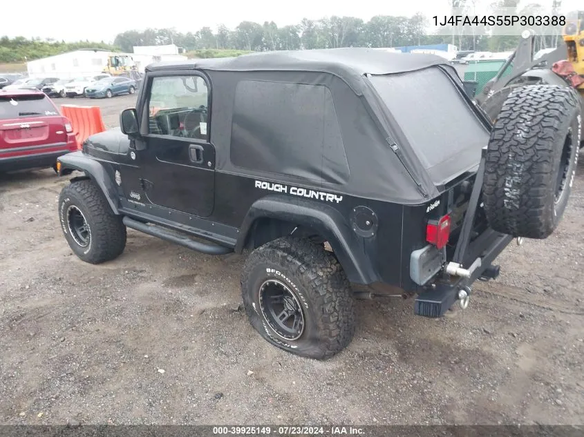 1J4FA44S55P303388 2005 Jeep Wrangler Unlimited