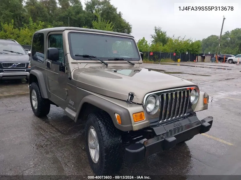 2005 Jeep Wrangler X VIN: 1J4FA39S55P313678 Lot: 40073603