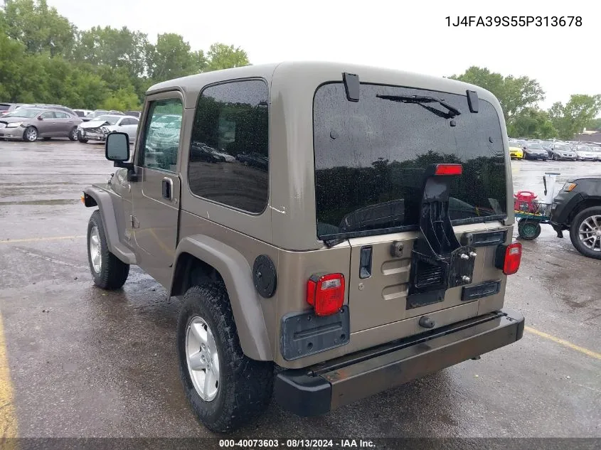 1J4FA39S55P313678 2005 Jeep Wrangler X