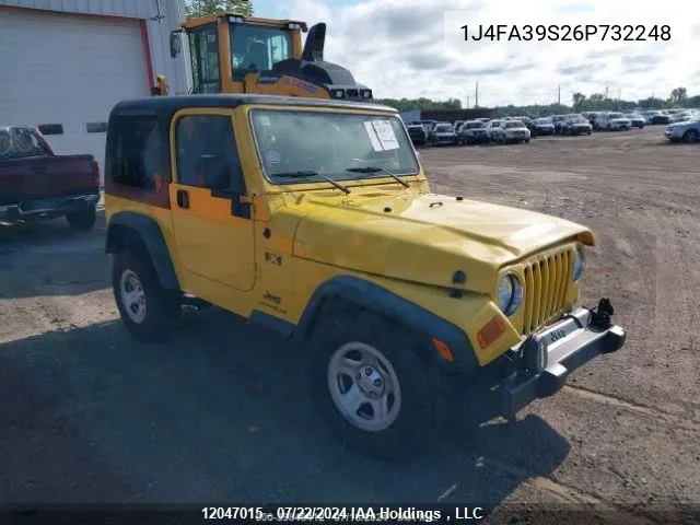 2006 Jeep Tj VIN: 1J4FA39S26P732248 Lot: 12047015