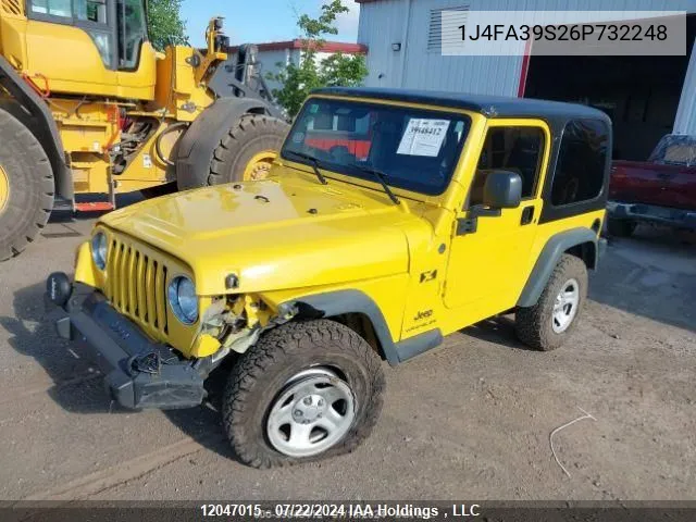 2006 Jeep Tj VIN: 1J4FA39S26P732248 Lot: 12047015