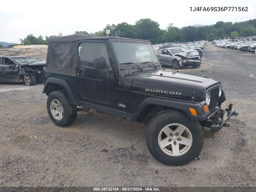 2006 Jeep Wrangler Rubicon VIN: 1J4FA69S36P771562 Lot: 39732184