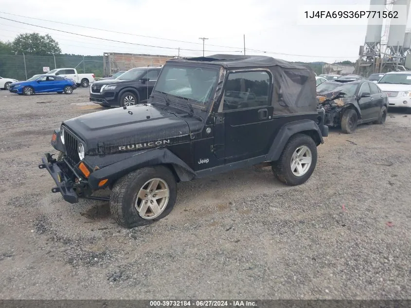 2006 Jeep Wrangler Rubicon VIN: 1J4FA69S36P771562 Lot: 39732184