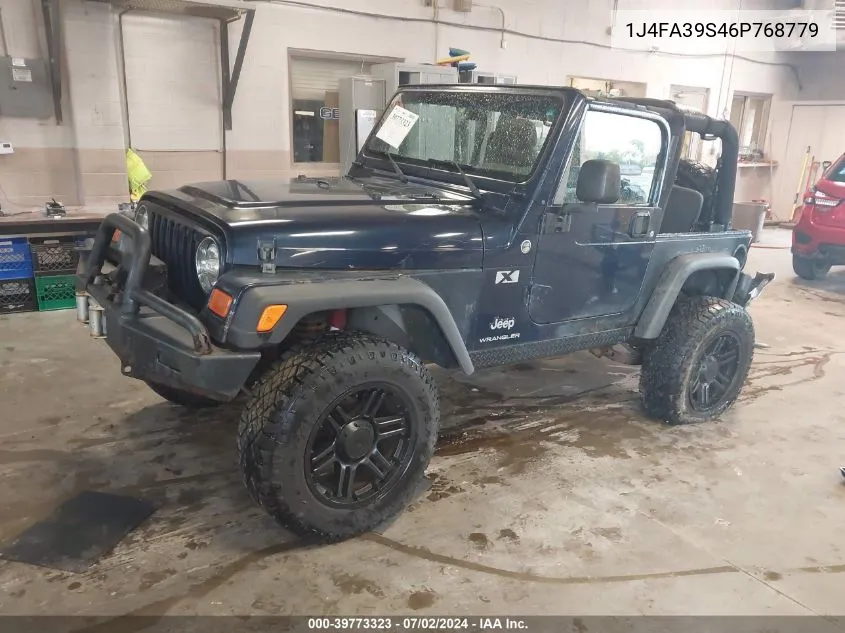 2006 Jeep Wrangler X VIN: 1J4FA39S46P768779 Lot: 39773323