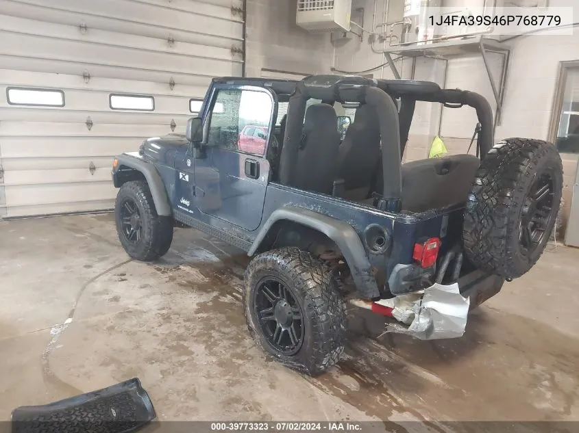 2006 Jeep Wrangler X VIN: 1J4FA39S46P768779 Lot: 39773323