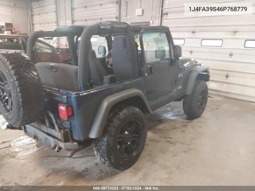 1J4FA39S46P768779 2006 Jeep Wrangler X