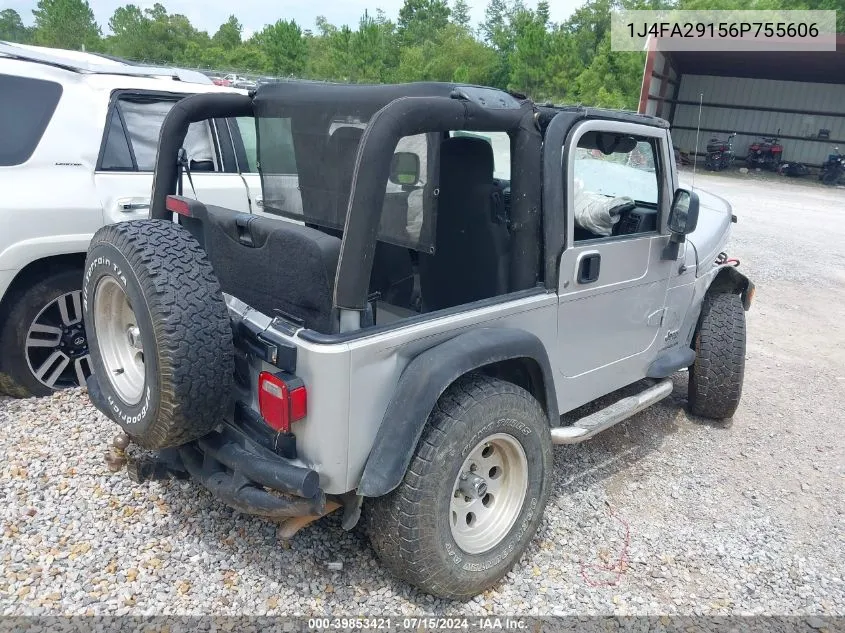 2006 Jeep Wrangler Se VIN: 1J4FA29156P755606 Lot: 39853421