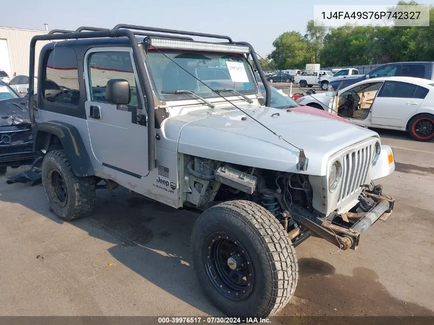 1J4FA49S76P742327 2006 Jeep Wrangler Sport