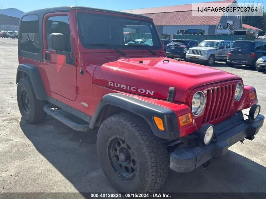 2006 Jeep Wrangler Rubicon VIN: 1J4FA69S56P703764 Lot: 40126824