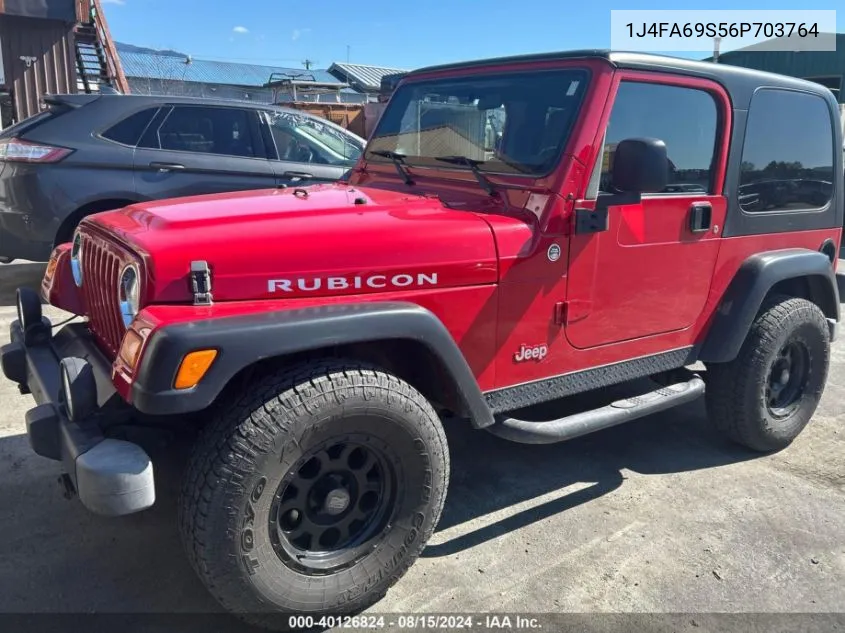 2006 Jeep Wrangler Rubicon VIN: 1J4FA69S56P703764 Lot: 40126824