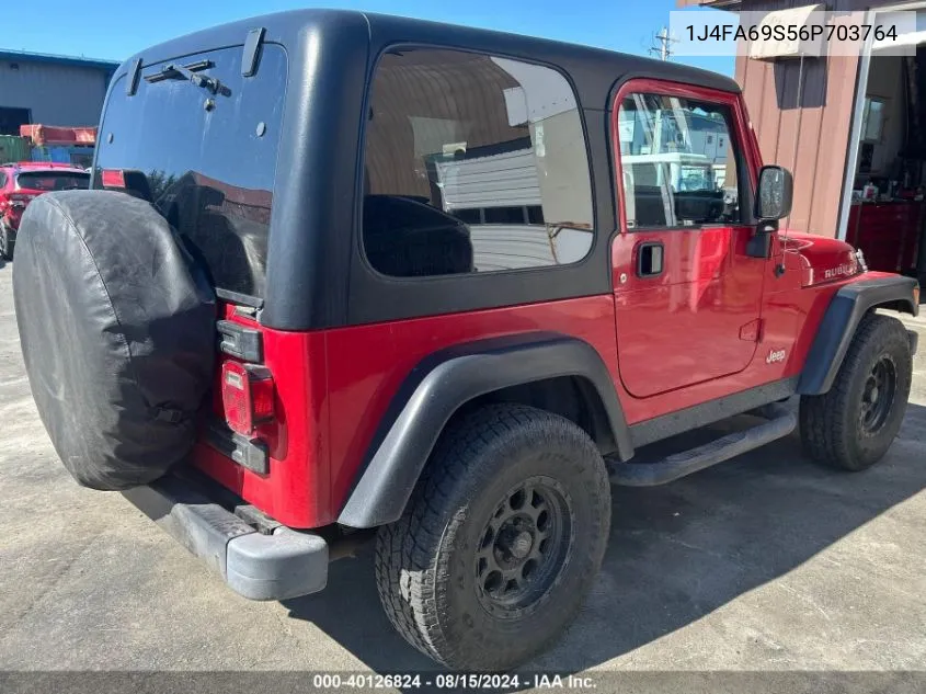 2006 Jeep Wrangler Rubicon VIN: 1J4FA69S56P703764 Lot: 40126824