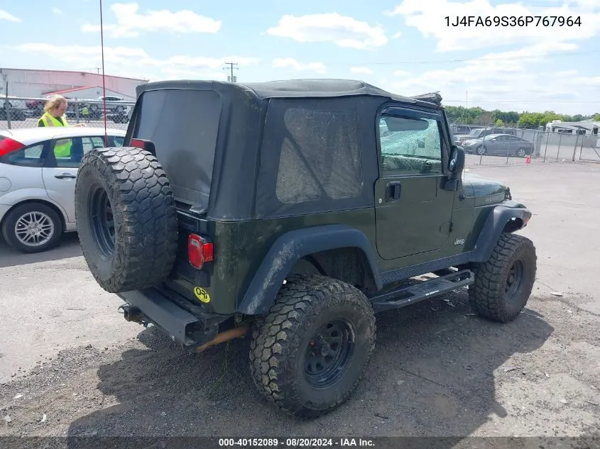 1J4FA69S36P767964 2006 Jeep Wrangler Rubicon