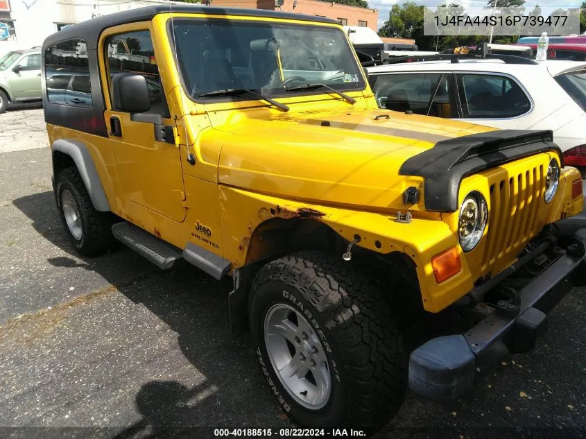 1J4FA44S16P739477 2006 Jeep Wrangler