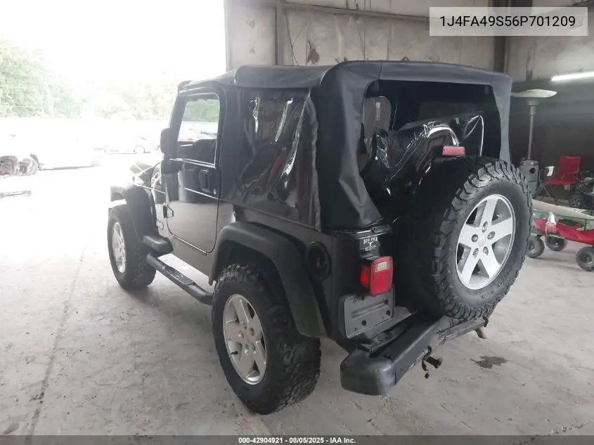 1J4FA49S56P701209 2006 Jeep Wrangler Sport