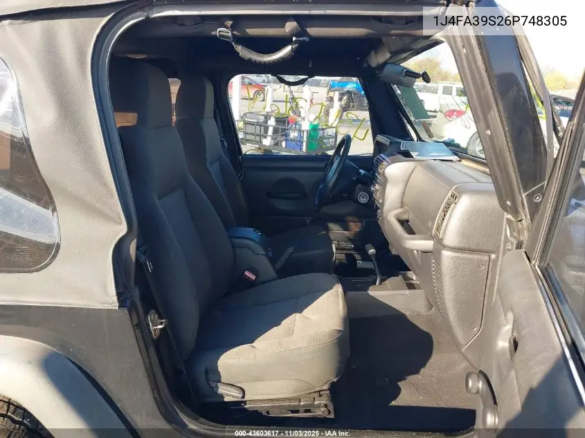 1J4FA39S26P748305 2006 Jeep Wrangler X