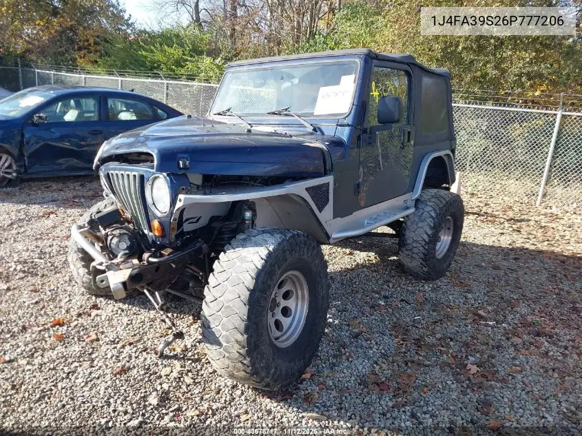 1J4FA39S26P777206 2006 Jeep Wrangler X