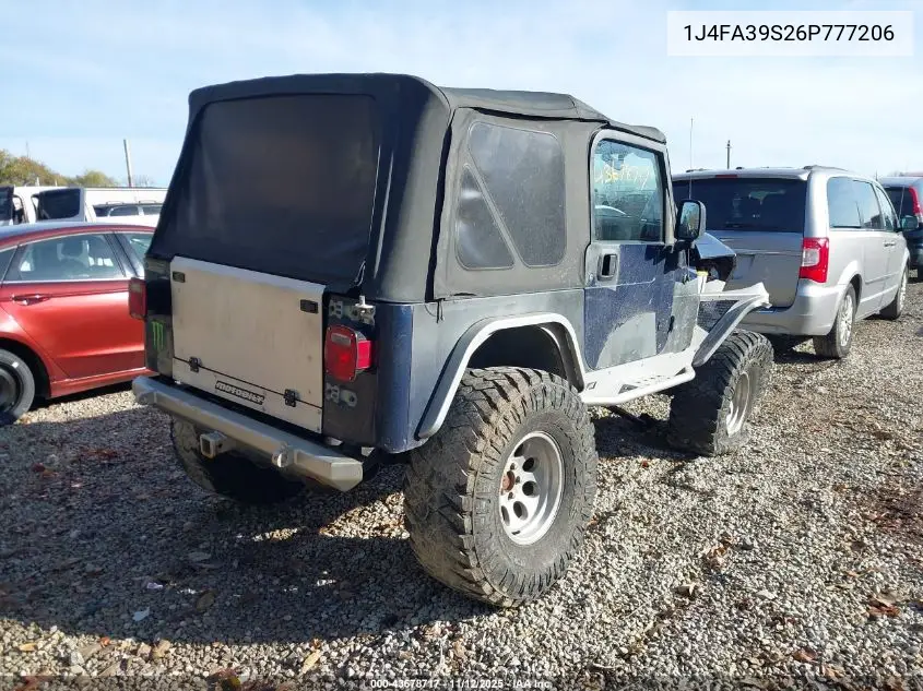 1J4FA39S26P777206 2006 Jeep Wrangler X