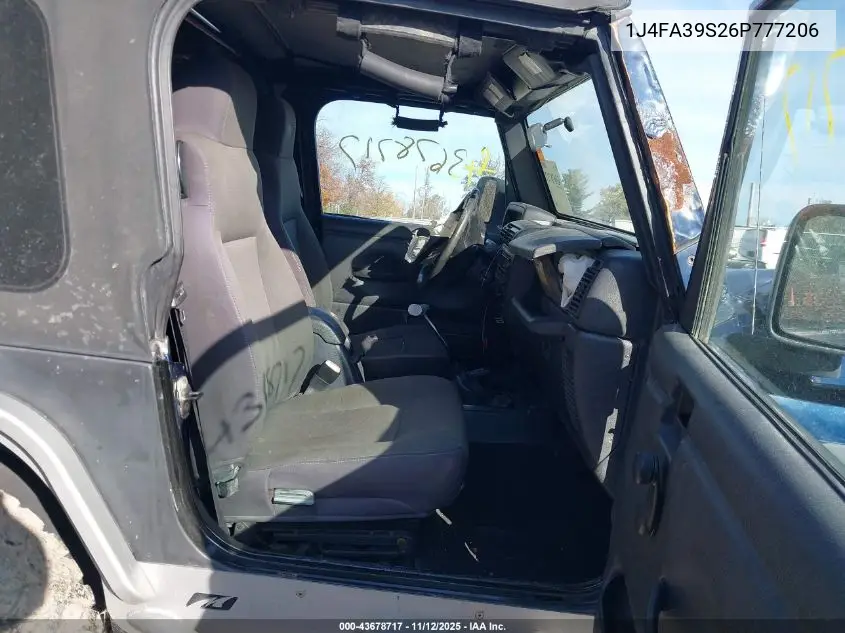 1J4FA39S26P777206 2006 Jeep Wrangler X