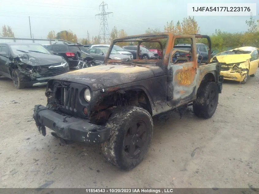 2007 Jeep Tj VIN: 1J4FA54177L223176 Lot: 11854543