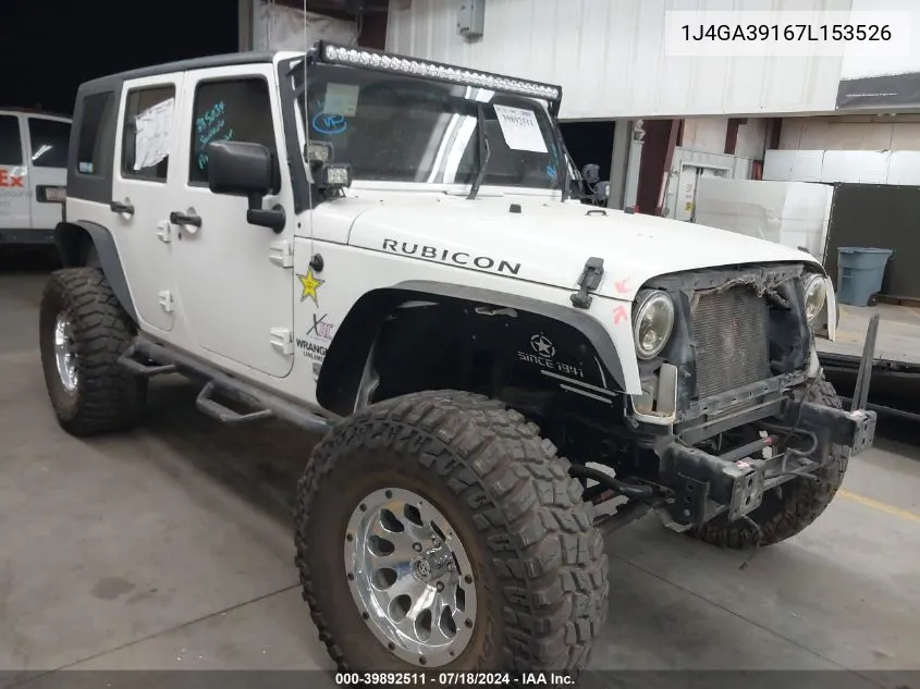 2007 Jeep Wrangler X VIN: 1J4GA39167L153526 Lot: 39892511