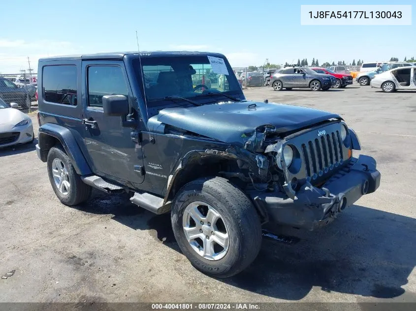 2007 Jeep Wrangler Sahara VIN: 1J8FA54177L130043 Lot: 40041801