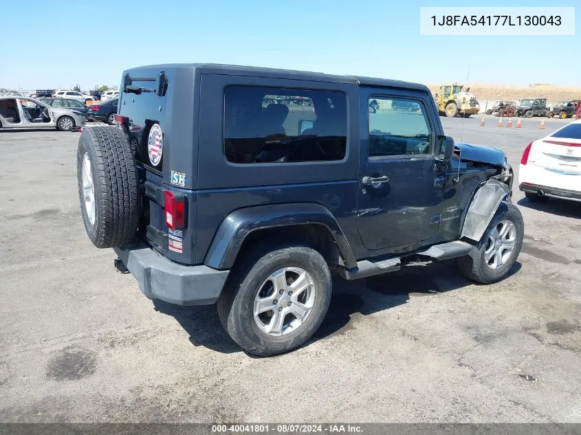 1J8FA54177L130043 2007 Jeep Wrangler Sahara