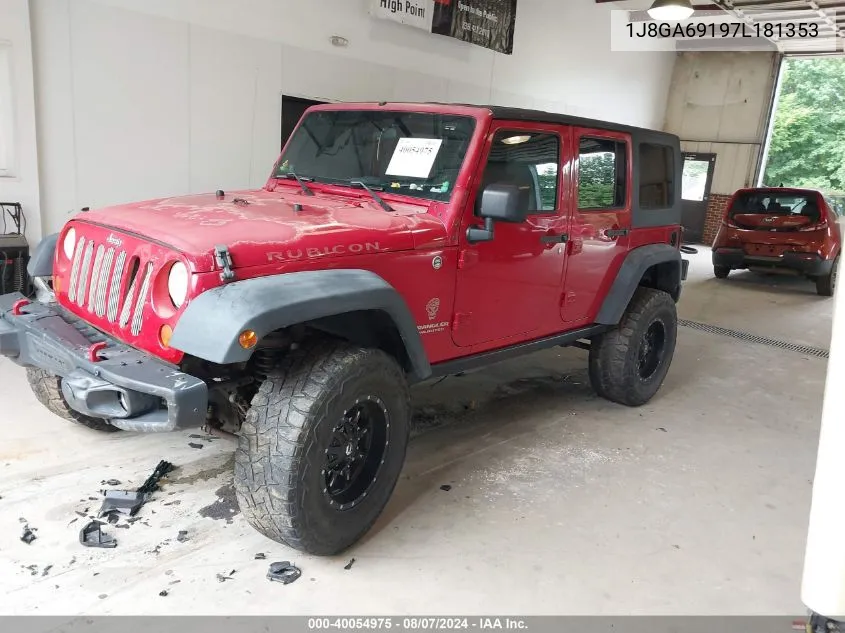 1J8GA69197L181353 2007 Jeep Wrangler Unlimited Rubicon