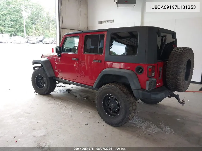 1J8GA69197L181353 2007 Jeep Wrangler Unlimited Rubicon