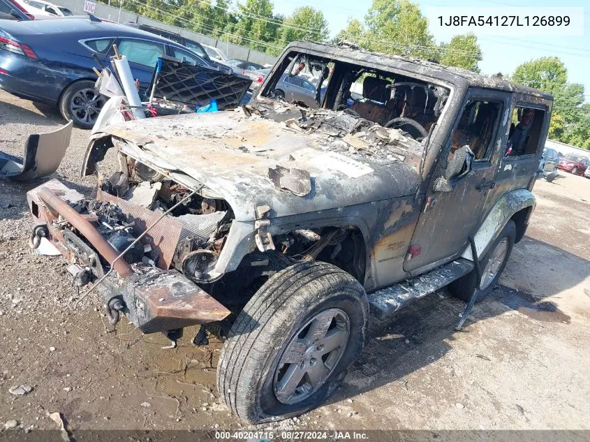 2007 Jeep Wrangler Sahara VIN: 1J8FA54127L126899 Lot: 40204715