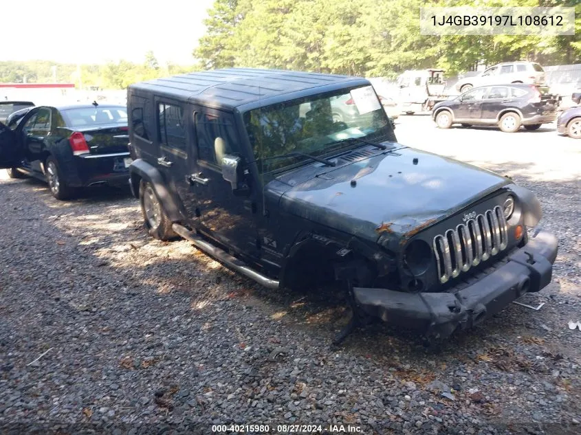 2007 Jeep Wrangler Unlimited X VIN: 1J4GB39197L108612 Lot: 40215980