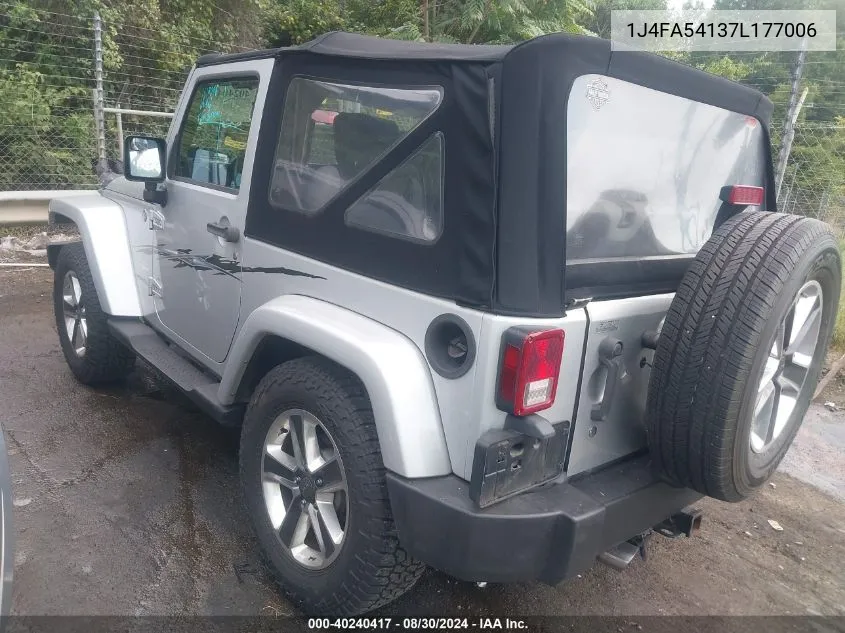 1J4FA54137L177006 2007 Jeep Wrangler Sahara