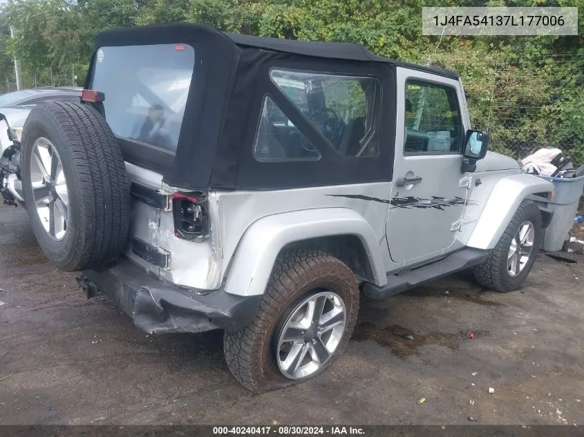 1J4FA54137L177006 2007 Jeep Wrangler Sahara