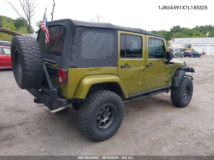 1J8GA591X7L185325 2007 Jeep Wrangler Unlimited Sahara