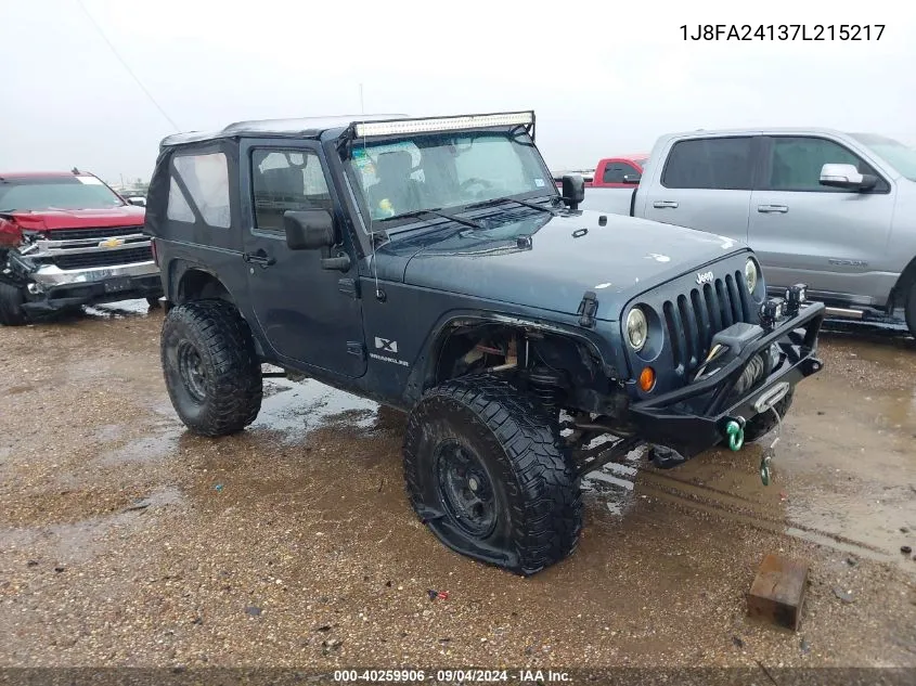 2007 Jeep Wrangler X VIN: 1J8FA24137L215217 Lot: 40259906