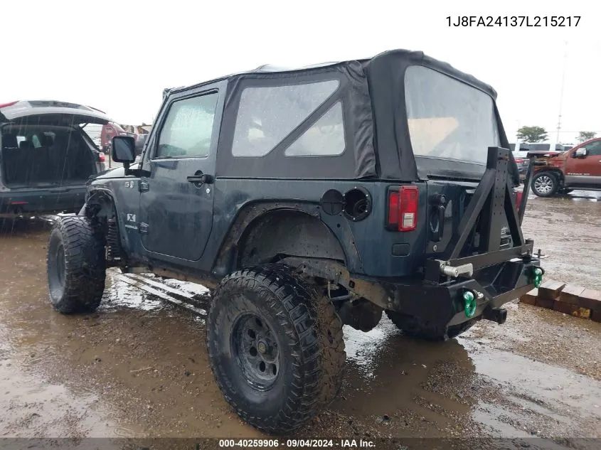 1J8FA24137L215217 2007 Jeep Wrangler X