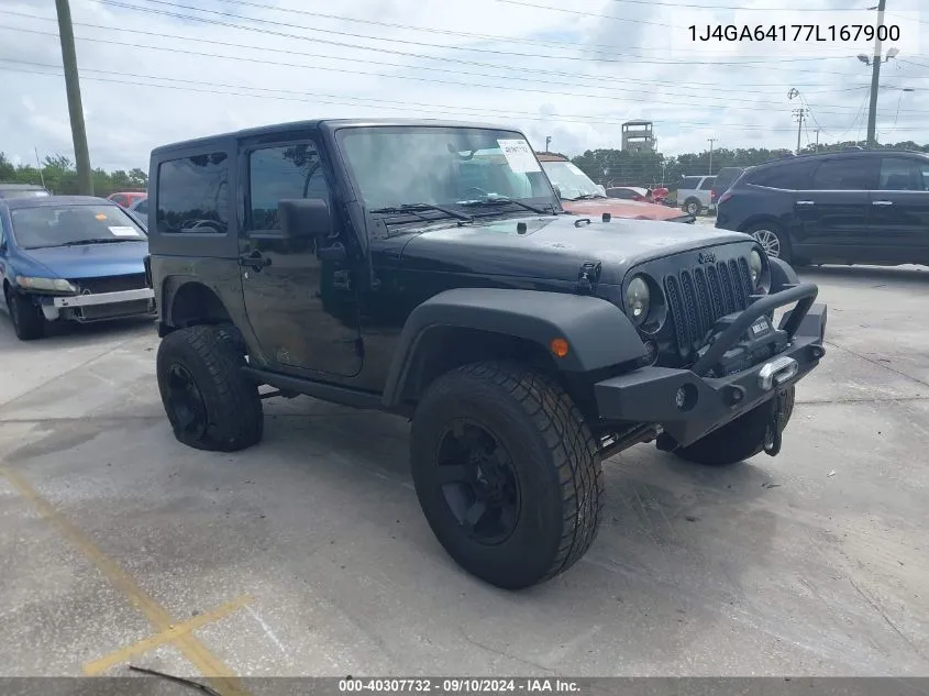 2007 Jeep Wrangler Rubicon VIN: 1J4GA64177L167900 Lot: 40307732