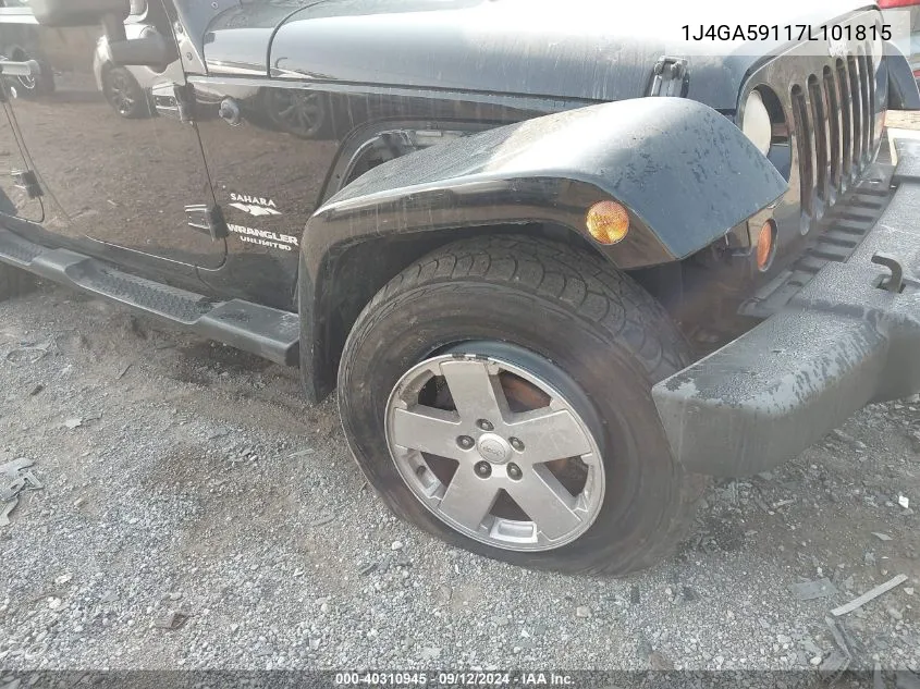 1J4GA59117L101815 2007 Jeep Wrangler Sahara