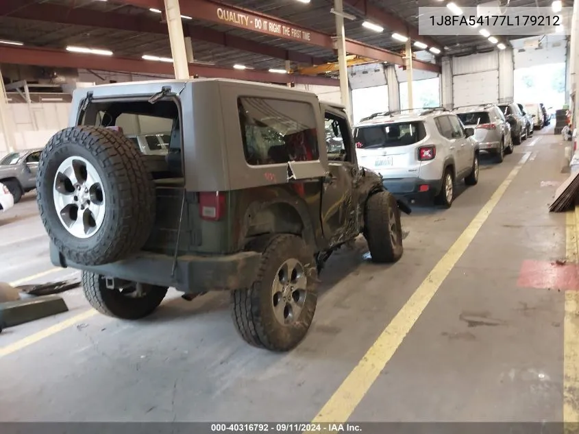 1J8FA54177L179212 2007 Jeep Wrangler Sahara