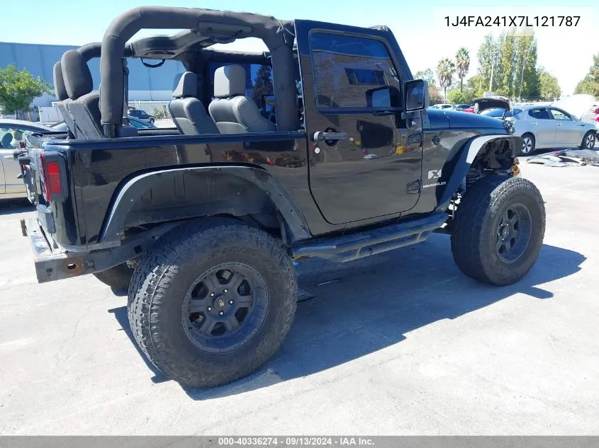 1J4FA241X7L121787 2007 Jeep Wrangler X