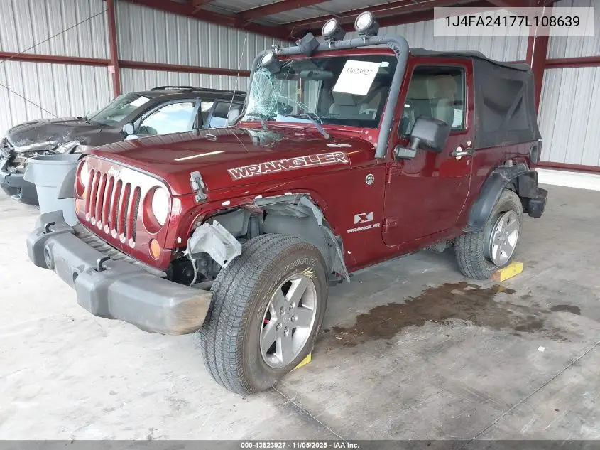1J4FA24177L108639 2007 Jeep Wrangler X