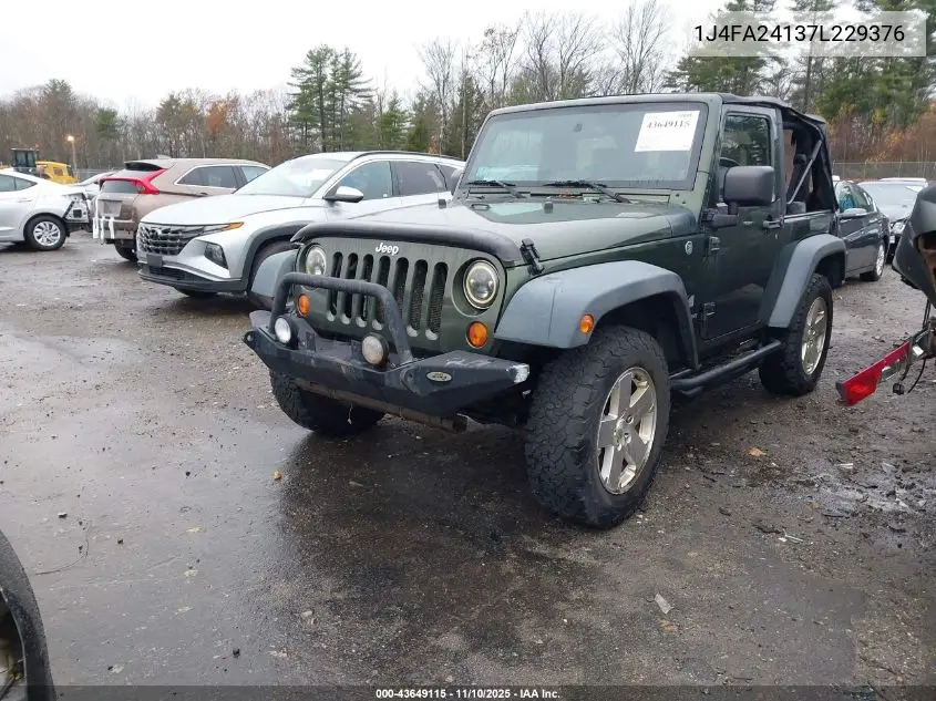 1J4FA24137L229376 2007 Jeep Wrangler X