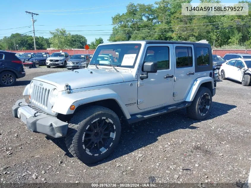 2008 Jeep Wrangler Unlimited Sahara VIN: 1J4GA59158L579527 Lot: 39763736