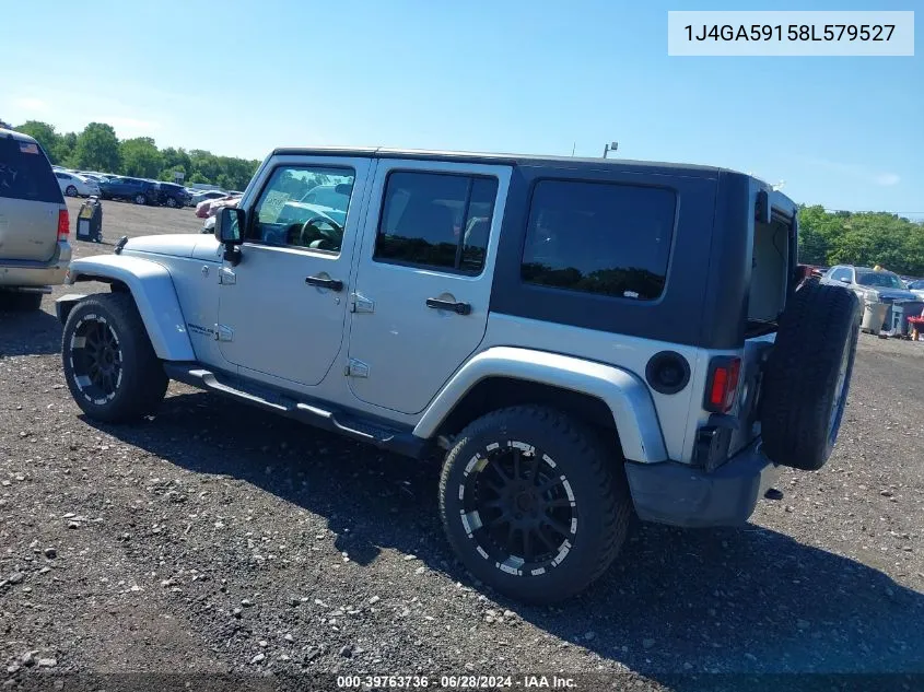 2008 Jeep Wrangler Unlimited Sahara VIN: 1J4GA59158L579527 Lot: 39763736